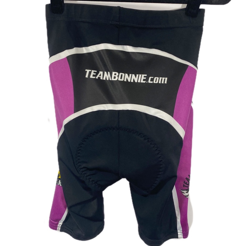 Mens Cycle Cycling shorts Cool Max Black and purple Size XL